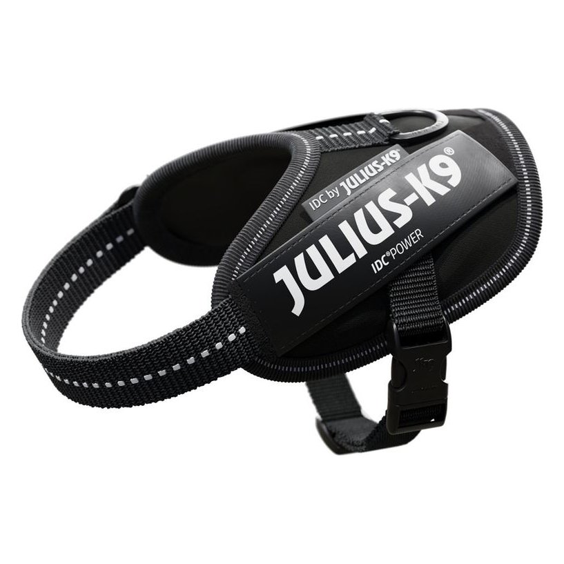 JULIUS-K9 IDC Powerharness – ergonomický postroj pre psy, čierny, veľkosti XS až XL